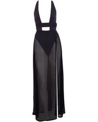 Bluebella - Topaz Long Chemise Black - Lyst