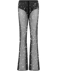 Bluebella - Noor Sheer Mesh Trousers - Lyst