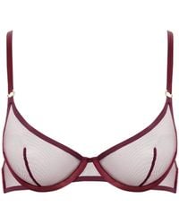 Bluebella - Naomi Mesh Bra Cherry - Lyst
