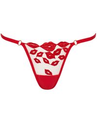 Bluebella - Marian Thong Red/sheer - Lyst