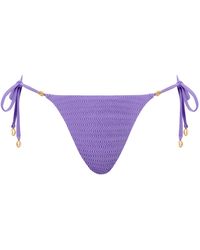Bluebella - Shala Tie-side Bikini Brief Lilac - Lyst
