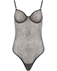 Bluebella - Noor Sheer Mesh Bodysuit - Lyst