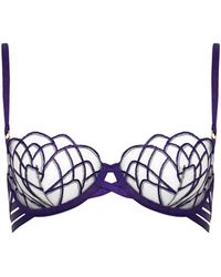 Bluebella - Beatrix Wired Bra Acai/Sheer - Lyst