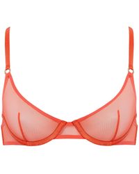 Bluebella - Naomi Mesh Bra Coral - Lyst