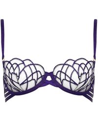 Bluebella - Bluebella Soutien-Gorge Avec Armatures Beatrix Açaï/Transparent - Lyst