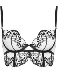 Bluebella - Marisa Embroidered Sheer Bra - Lyst