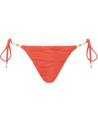 Bluebella - Orta Tie-Side Bikini Brief Hot Coral - Lyst