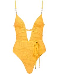 Bluebella - Orta Multi-Way Plunge Swimsuit - Lyst