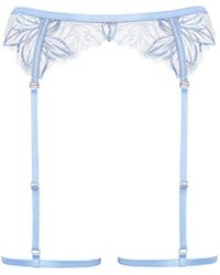 Bluebella - Lilly Thigh Harness Hydrangea/Ice Water/Sheer - Lyst