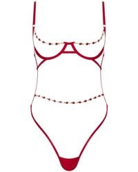 Bluebella - Mimi Crystal Open Bodysuit - Lyst
