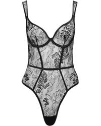 Bluebella - Seraphim Embroidered Sheer Bodysuit - Lyst