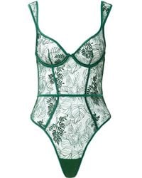 Bluebella - Seraphim Embroidered Sheer Bodysuit - Lyst