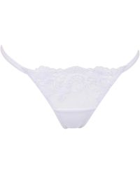 Bluebella - Marseille Embroidered Sheer Thong - Lyst