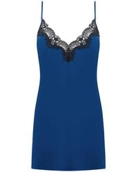 Bluebella - Ida Luxury Satin Short Chemise Peony - Lyst