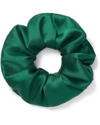 Bluebella - Saskia Luxury Satin Scrunchie Aventurine Green - Lyst
