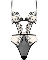 Bluebella - Marisa Wired Bodysuit Black/sheer - Lyst