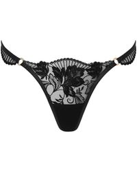 Bluebella - Gabriella Floral Embroidered Thong - Lyst