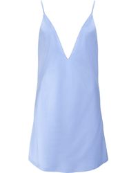 Bluebella - Clea Luxury Satin Short Chemise Hydrangea Blue - Lyst