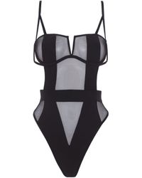 Bluebella - Orla Sheer Mesh Bodysuit - Lyst