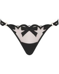 Bluebella - Belle Sheer Bow Thong - Lyst