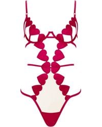 Bluebella - Gia Open Heart Bodysuit - Lyst