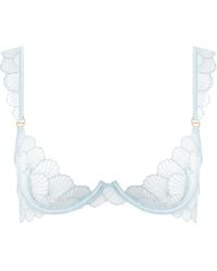Bluebella - Vermont Embroidered Sheer Bra Ice Water - Lyst