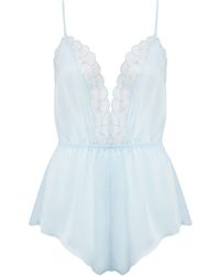 Bluebella - Vermont Luxury Satin Teddy Ice Water Blue - Lyst