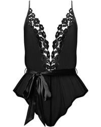 Bluebella - Marian Chiffon Embroidered Teddy - Lyst