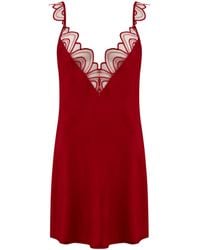 Bluebella - Soraya Luxury Satin Short Chemise Savvy - Lyst