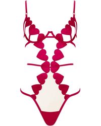 Bluebella - Gia Open Heart Bodysuit - Lyst