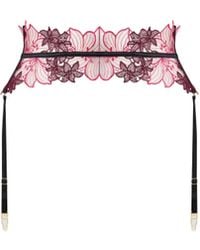 Bluebella - Calantha Detachable Waspie Suspender Cherry Lacquer/Virtual - Lyst