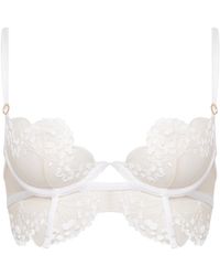 Bluebella - Marisa Embroidered Sheer Bra - Lyst