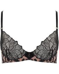 Bluebella - Nina Longline Bra Leopard - Lyst