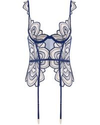 Bluebella - Soraya Basque Suspender Peony - Lyst