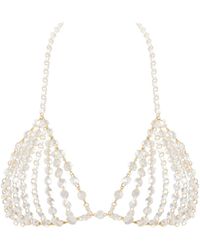 Bluebella - Bluebella Soutien-Gorge Triangle En Cristal Transparent - Lyst