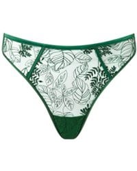 Bluebella - Seraphim Embroidered High-Waisted Thong - Lyst