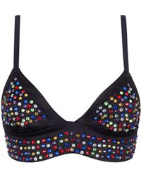 Bluebella - Bb X Ashish Multicolour Diamante Satin Soft Bralette - Lyst