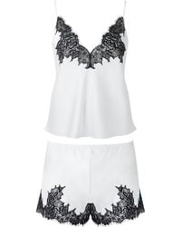 Bluebella - Anastasia Luxury Satin Cami And Short Set Ivory - Lyst