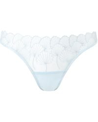 Bluebella - Vermont Embroidered Sheer Brief Ice Water - Lyst