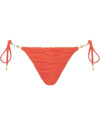 Bluebella - Orta Tie-Side Bikini Brief Hot Coral - Lyst