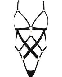 Bluebella - Simone Open Harness Bodysuit - Lyst