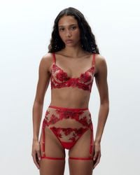 Bluebella - Lavanya Embroidered Longline Bra - Lyst