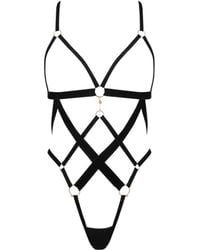 Bluebella - Bluebella Simone Open Harness Bodysuit - Lyst