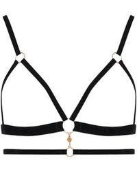 Bluebella - Simone Open Harness Bra Black - Lyst