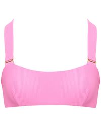 Bluebella - Lucerne Bandeau Bikini Top Pink - Lyst
