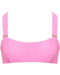 Bluebella - Lucerne Bandeau Bikini Top Pink - Lyst