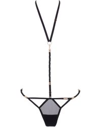 Bluebella - Valerian oberschenkel-harness schwarz/gold - Lyst