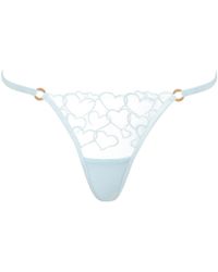 Bluebella - Valentina Heart Thong Ice Water - Lyst