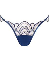 Bluebella - Soraya Embroidered Sheer Brief - Lyst