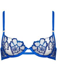 Bluebella - Catalina Embroidered Sheer Bra - Lyst